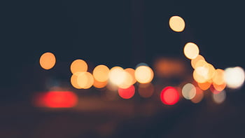 Oranžový bokeh, červené bokeh, bokeh fotografie, noční světla, rozmazané světla, oranžová světla, červená světla, bokeh efekt, noční scénu, světlo rozostření, bokeh pozadí