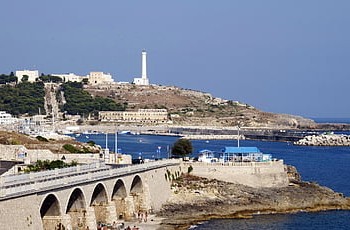 Salento, puglia, Leuca, moře, Itálie, letní, panoráma, Příroda, dovolená, prázdniny, apulie