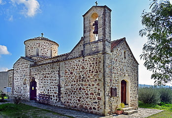 kościół, religia, architektura, średniowieczny, budynek, prawosławny, ayia marina, chrześcijaństwo, pyrga, Cypr, XII wiek