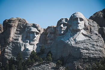 hora, památník, sochařství, rushmore, prezident, mezník, lincoln, usa, Příroda