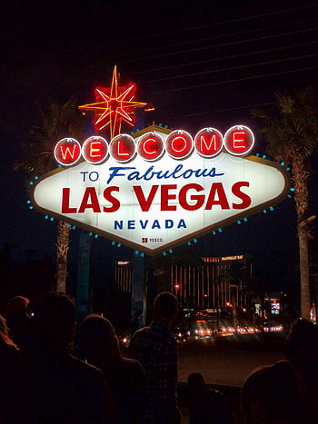 selamat datang di las vegas, tanda kota yang diterangi, fotografi malam, tanda las vegas, nevada, objek wisata, lampu neon, tengara terkenal, Kehidupan malam kota, pengunjung, teluk mandalay