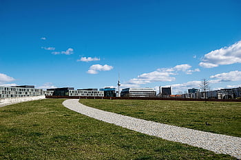 berlin, television Tower, heaven, park, capital City, architecture, skyline, cityscape, silhouette, spreebogen Park, tower