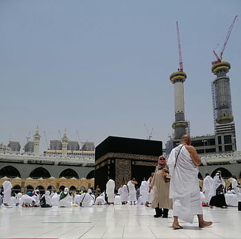 Kakaaba, hajj, al masjid al haram, mecca, Saudská arábie, poutníků, shromáždění, islámský, Náboženské místo, uctívání, modlitba