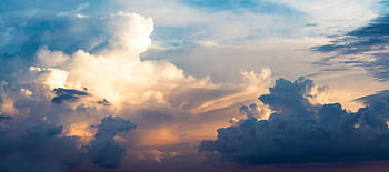 modrá obloha, bílé mraky, načechrané mraky, barevné nebe, západ slunce, Dreammy Cloudscape, fotografie oblohy, fotografování přírody, cloudformace, večerní obloze, Atmosférická krása