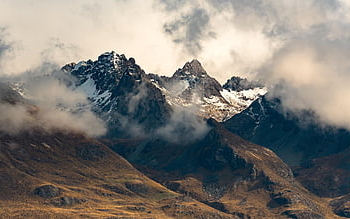δρόμος, Αυτοκινητόδρομος, mount cook, βουνά χιόνι, Νέα Ζηλανδία, νότιο νησί, φθινόπωρο, τοπίο, φύση, σύννεφα, βουνό χιόνι