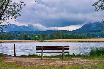 See, Natur, Bank, Entspannen Sie Sich, Sitzplätze, sitzen, draußen, ruhig, Entspannung, Erholung, Landschaft