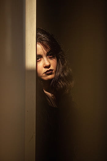 woman, girl, iran, model, portrait, shadow, face, portre, dark, sad, alone