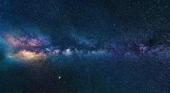 Milky Way, starry night sky, blue and white, galaxy, dark night, stars, cosmic, astronomy, celestial, space, night view