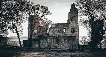 romok, kastély, középkori, középkori vár, várromok, épülethomlokzat, régi, tárgytalan, elveszett helyek, kőfaragó, kőművesség