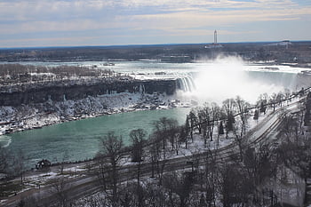wodospad Niagara, spada, świeży, Kanada