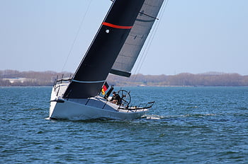 plachetnice, plachta, loď, jachta, moře, voda, bodden, Příroda, plachtění, regata, nebe