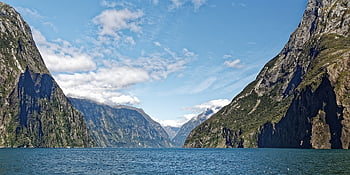 new Zealand, milford Sound, fjord, water, mountains, fiordland National Park, fjordland, national Park, nature, landscape, south Island