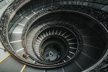 schodiště, točité schodiště, architektura, schody, Fibonacci schody, Fibonacciho schodiště, fibonacci schodiště