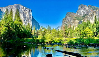berg-, klif, meer, Yosemite Nationaal Park, Nationaal Park, landschap, natuur, Verenigde Staten, merrie, het water, rotsen