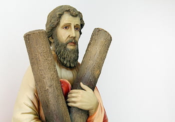 apostle, apostle Andre, saint Andrew, catholic Church, church, statue