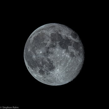 moon, waning gibbous, 97 percent illuminated, 16 days old, 226564 miles away, 60Da, 150-600mm, 2014, lunar surface, craters