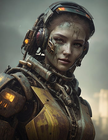 žena, vojenský, zbroj, voják, amazon, zbraň, Portrét postav, nová technologie, sci fi, robotika, budoucnost