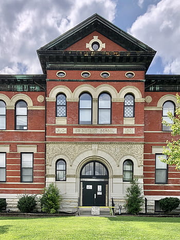 Stará 5. okresní škola, Holman Street, Peaselburg, covington, kentucky, románské oživení, Schofield Rabe, Národní registr, Historická místa, bytů