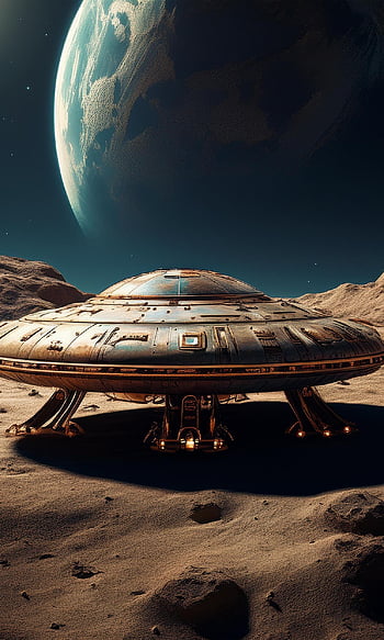 UFO, kosmická loď, sci-fi, mimozemský, fantazie, kosmické lodi, prostor, vesmír, robot, podšálek, planet
