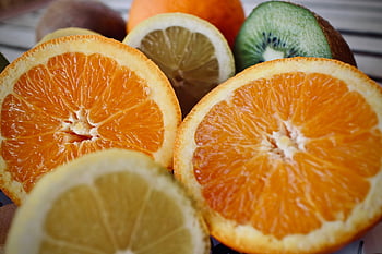 vitamíny, citrusové plody, citrony, kiwi, pomeranče, Lahodné, výživa, alimentari, ovoce, čerstvý, sano