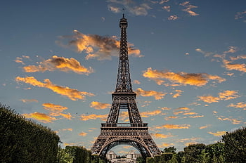 eiffel Tower, paris, france, architecture, landmark, famous, monument, historic, tourist Spot, tourist Attraction, tourist Destination