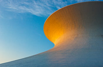 James S. McDonnell Planetarium, Saint Louis Science Center, Hyperboloid shape, Sunset, Forest Park, Missouri, United States, Philip Leara, Zeiss Planetarium Model IX, 50-year anniversary, 80-foot dome