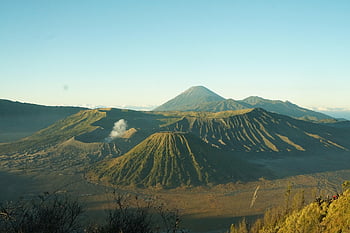 Indonesia, montagna, nube, vulcano, paesaggio, bromo, natura, avventura, Alba, Asia, Giava