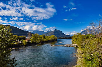 lecco, italy, lombardy, lake, como Lake, panorama, landscape, nature, autumn, mountain, river