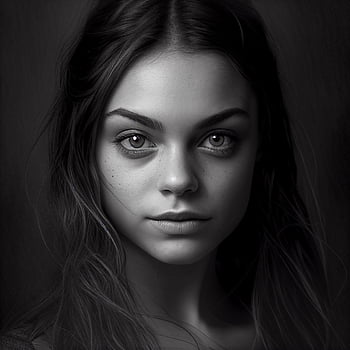 نموذج،  النساء،  وجه،  جمال،  صورة،  اسود و ابيض،  ميلا كونيس