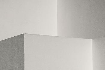 white block, walls in corner, minimalist architecture, white geometric shapes, subtle shadows, clean design, architectural abstract, white corner, minimalist design, white walls, geometric forms