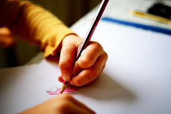 school, child, draw, paint, teaching, training