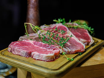 kjøtt, biff, matlaging, ingredienser, storfekjøtt, mat, kjøkken, restaurant, gourmet