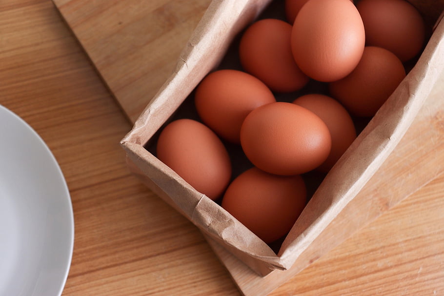 vejce, přísad, protein, organický, jídlo