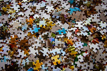 skládačky, Barevné puzzle, rozmanité logická hra, logická hra, Detailní hádanka, rozptýlené kousky puzzle, povrch hádanky, puzzle detail-up, Barevná skládačka, sortiment puzzle, Odrůda puzzle