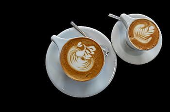 kaffe, kaffe muggar, cappuccino, kopp, koffein, kafé, dryck, njutning, arom, lyxartiklar, espresso