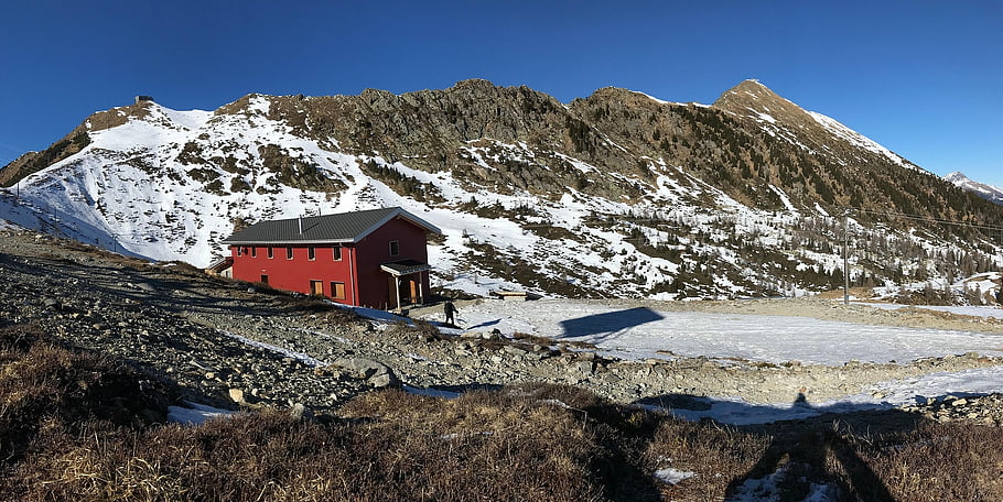 Panorama Z Hada, Směrem ke kameni, který pohání, alpská trasa, Alpy, Procházka, nebe, vrcholy, exkurze, turistika, hory, Příroda