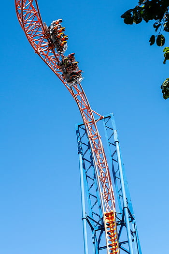roller Coaster, attraction, ride, theme Park, fun, adrenaline, speed, looping, vertex, entertainment, flying