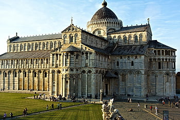 věž pisa, piazza dei miracoli, architektura, šikmá věž v Pise, Itálie, toskánsko, katedrála, turistická atrakce