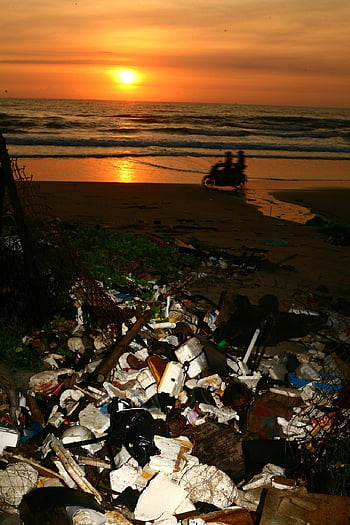 strand, affald, forurening, plast, miljø, troperne, Sydøstasien, vietnam, Muine, vrøvl, kuld