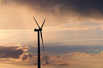 moara de vant, cer, apus de soare, fermă eoliană, turbină eoliană, nori, energia electrică verde, producere de energie, Putere eoliana, natură, energie eoliana