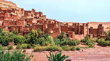 desert, ait-ben-haddou, morocco, city, historical, village, clay, ancient, arabic, arid, oasis