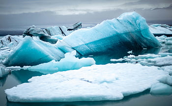 ledovce, plovoucí, voda, laguna, jokulsarlon, ledovec, Island, krásu přírody, křehkost, majestátní