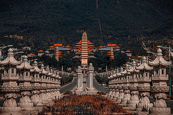 stupa, reizen, toerisme, yunnan dali, Azië