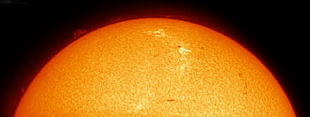 slunce, Aktivní oblast, prominence, astrofotografie, sluneční skvrny, Lunt LS80THA, B18, DSII, powermate, Grasshopper 3, Fotoaparát