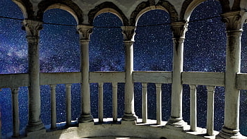 Benátky, oblouky, Itálie, oblouk, budova, palác, starý, historický, architektura, Evropa, venezia