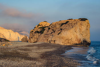 Kypr, petra tou romiou, Afroditina skála, scenérie, cestovat, pobřeží, Skála, moře, krajina, cestovní ruch, pobřežní