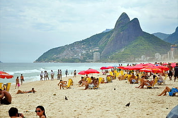 rio De Janeiro, beach, brazil, copacabana, landscape, rio, mar, tourism, mountain, tourist, nature