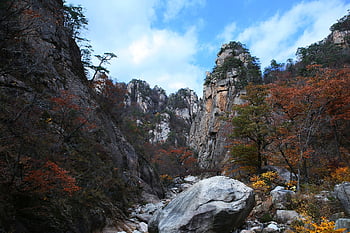 week Hot Country, mt Seolark, landscape, republic Of Korea, nature, gangwon Do, scenery, rock, mountain, korea, travel