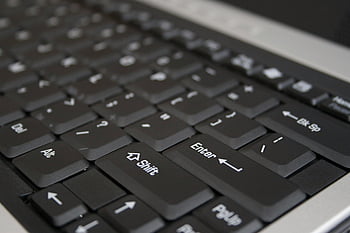 ノートパソコンのキーボード、 クローズアップキーボード、 黒キーボード、 キーボード、 キーを入力してください、 シフトキー、 キーボードの詳細、 キーボードボタン、 キーボード・レイアウト、 キーボードのデザイン、 キーボードのクローズアップ