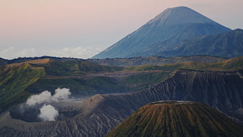 montare, bromo, Alba, Indonesia, vulcano, natura, paesaggio, Asia, isola, Giava, nube